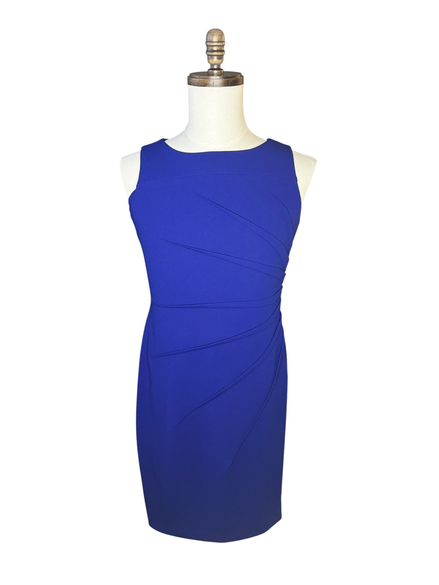 Vestido Calvin Klein Azul Marino Elegante sin Mangas para Mujer