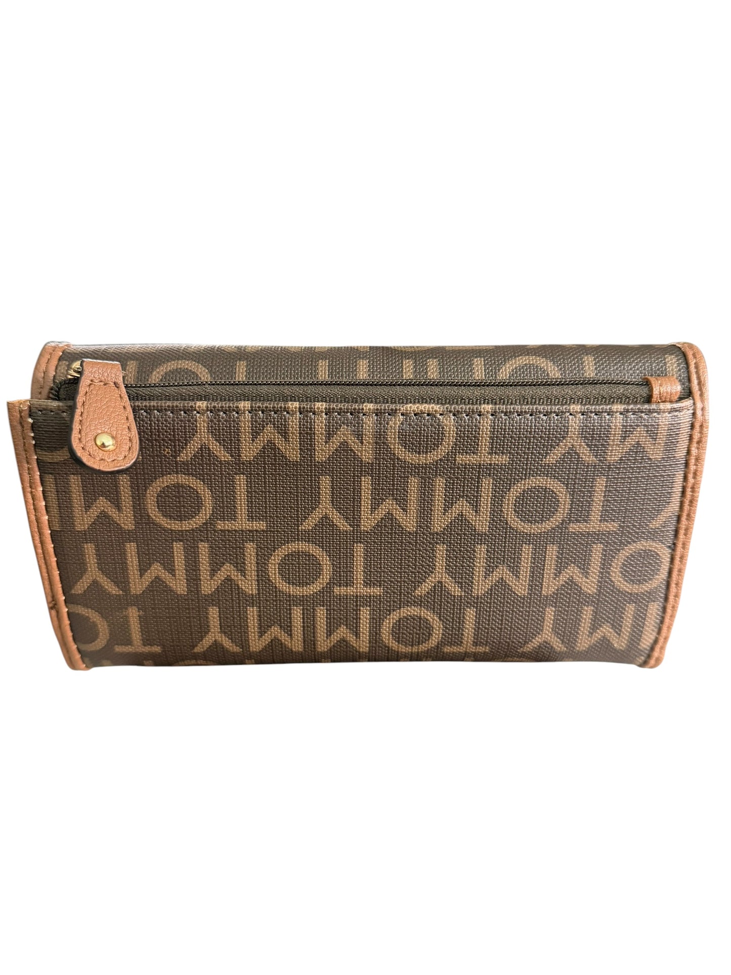 Billetera Tommy Hilfiger Original Café con Monograma