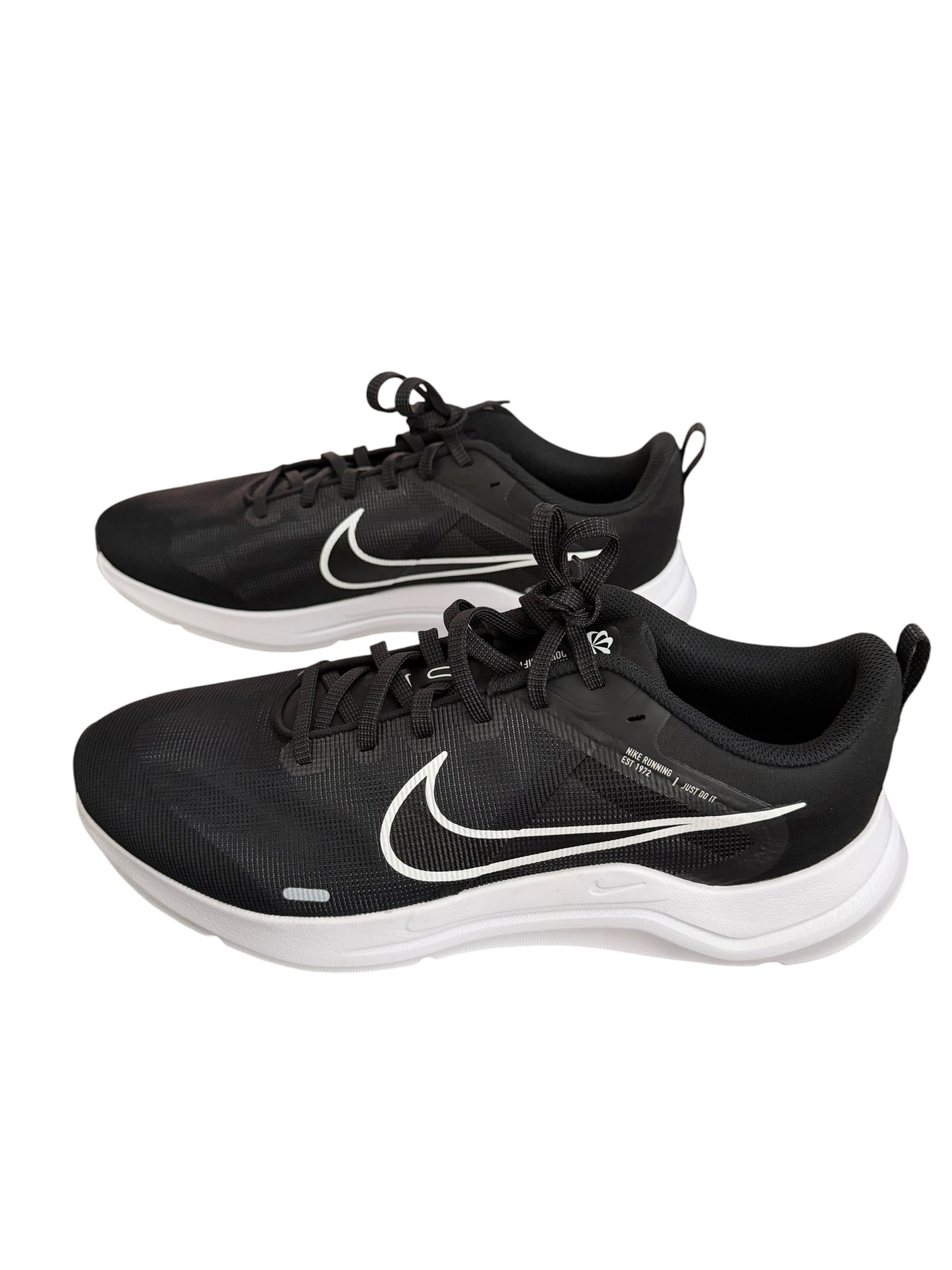 Nike Downshifter 12 Hombre Negro/Blanco