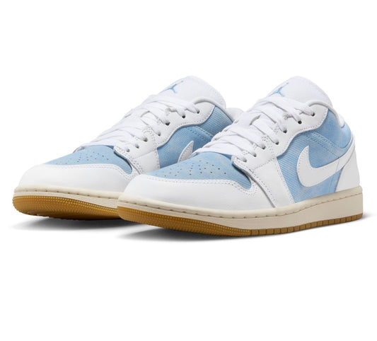 Nike Air Jordan 1 Low SE Mujer “Worn Blue” – Azul Claro/Blanco