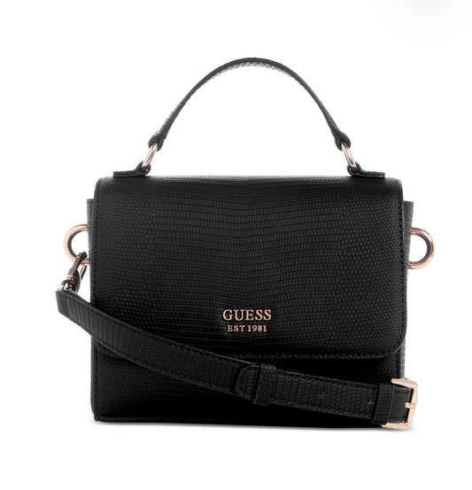 Bolso Mini Crossbody GUESS Texturizado Negro con Asa