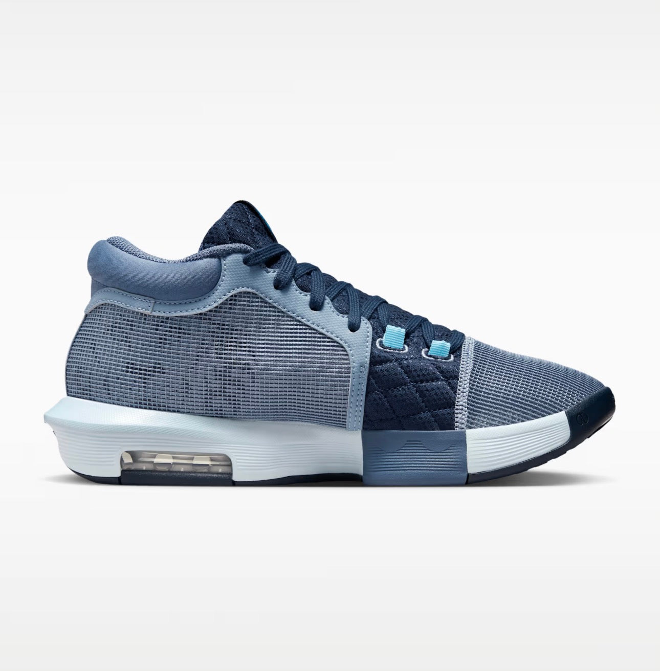 Tenis Nike LeBron Witness 8 Hombre Azul Gris/University Blue
