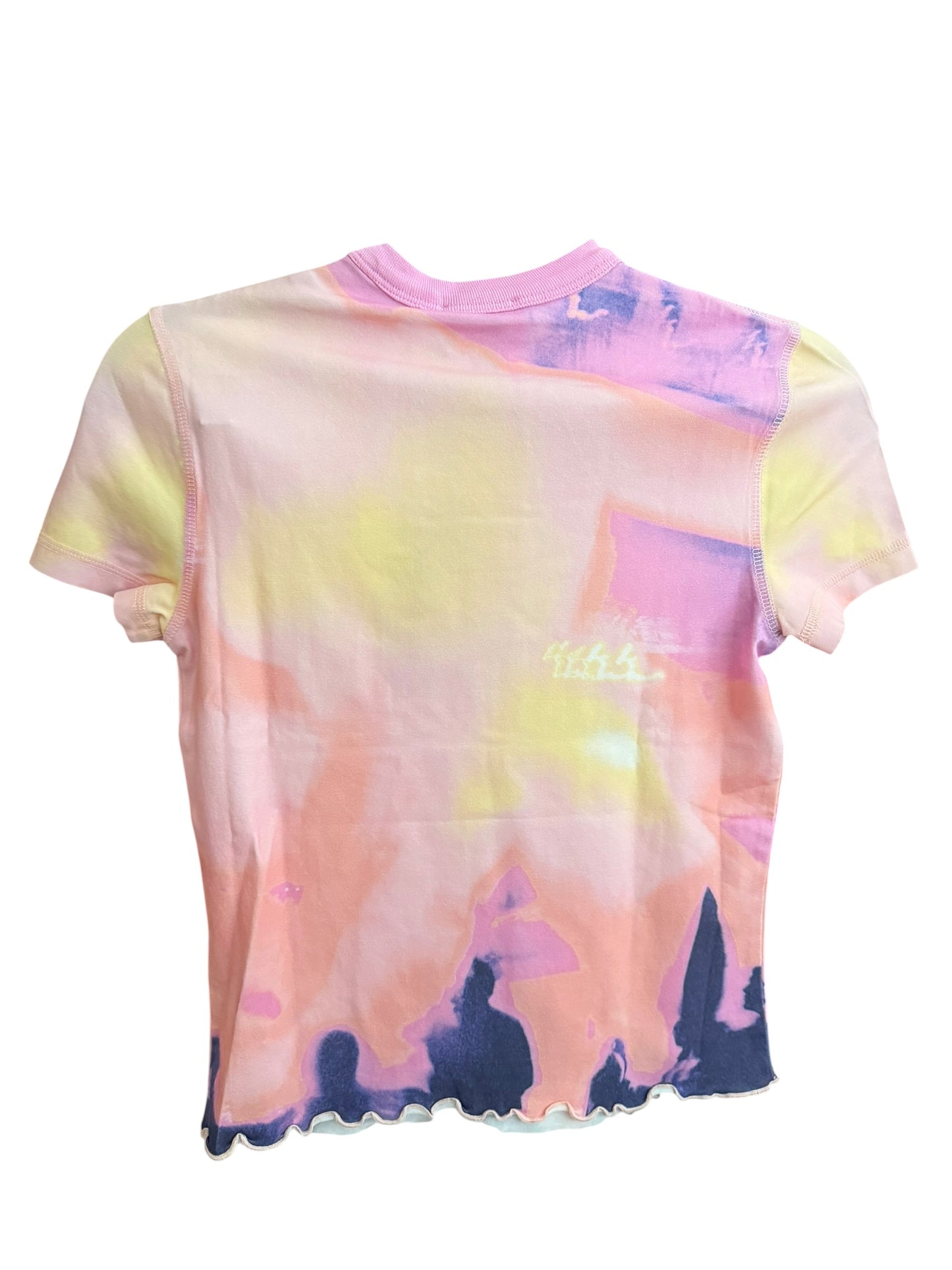 Camiseta Diesel Mujer Estampado Artístico Multicolor – Edición Premium
