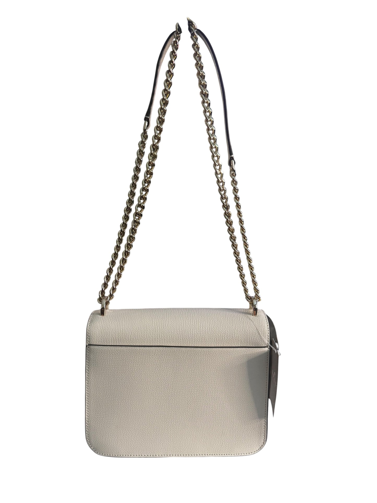 Bolso Crossbody Kate Spade New York Remi Flap Crema con Cadena Dorada