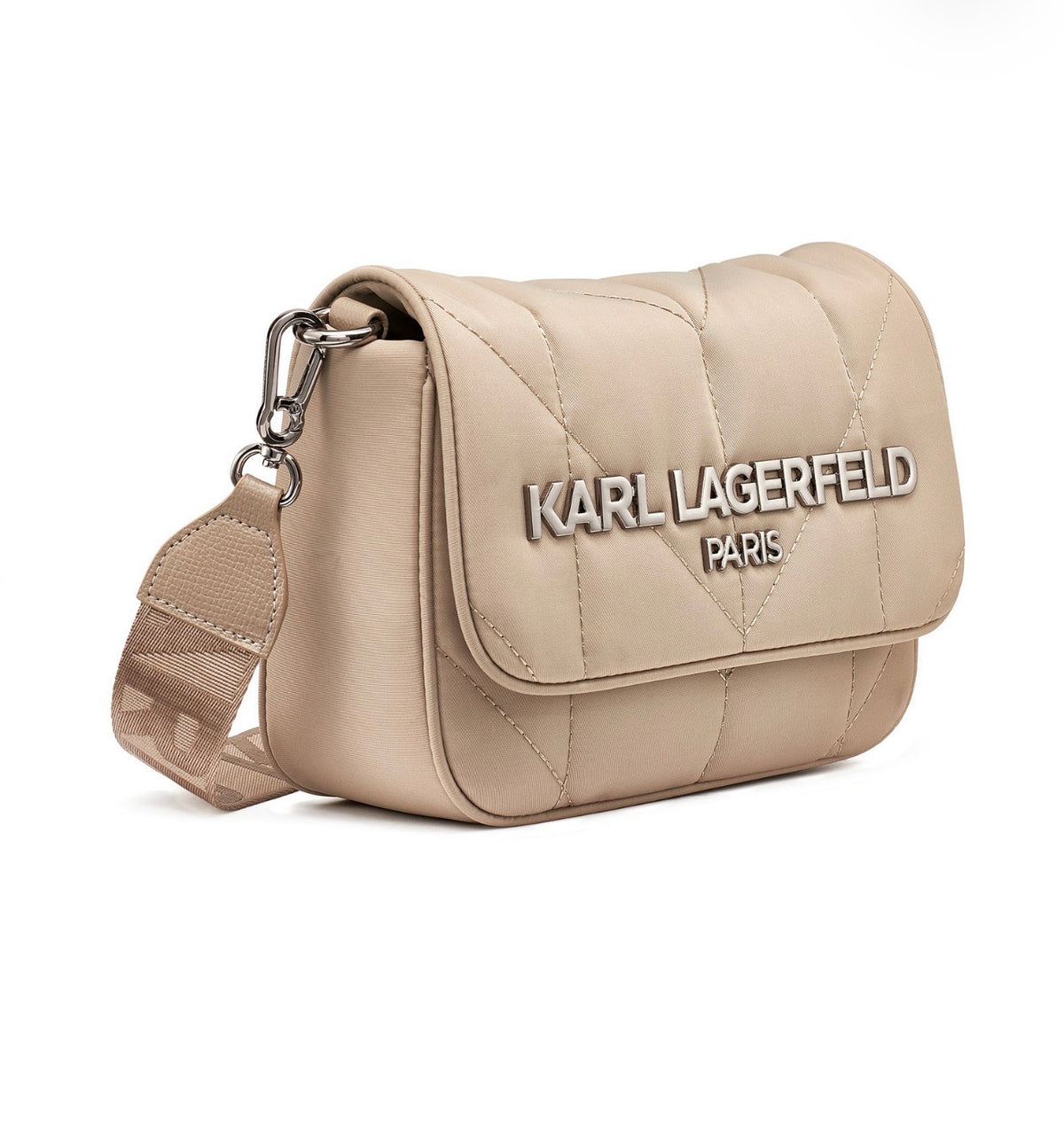 Bolso Cruzado Karl Lagerfeld Paris Voyage Trufa con Estuche Desmontable