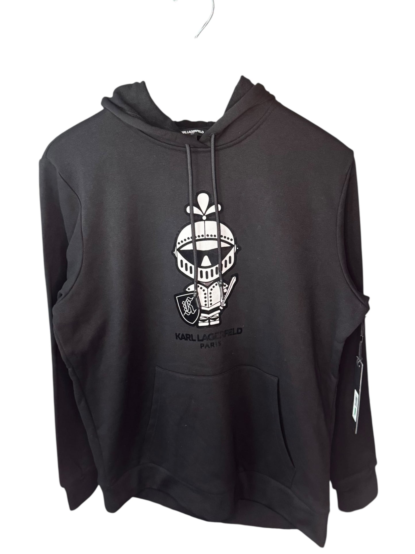 Hoodie Karl Lagerfeld Paris Negro con Diseño de Caballero