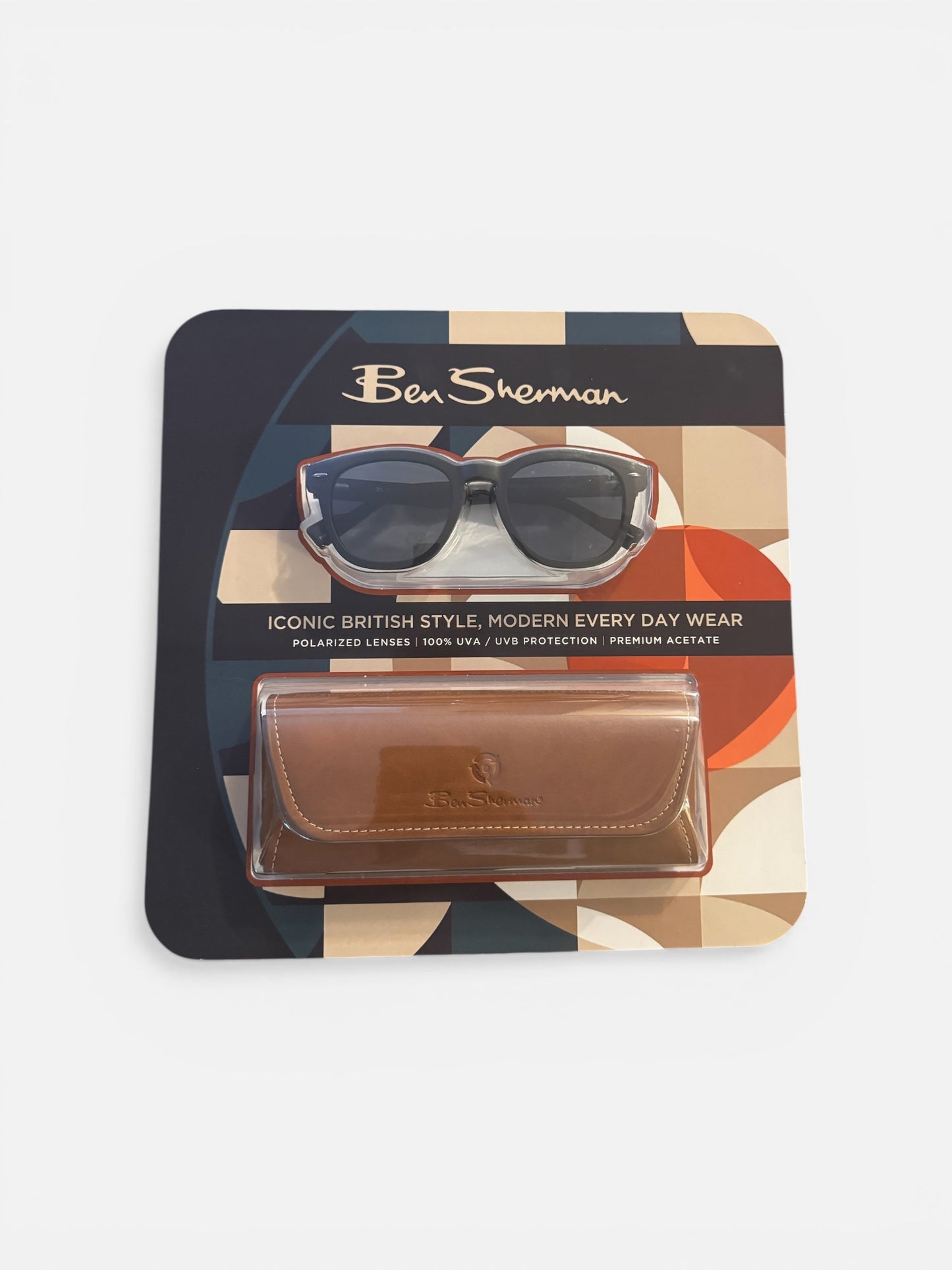 Gafas de Sol Ben Sherman para Hombre Polarizadas con Protección UV400 – Estilo Clásico Negro